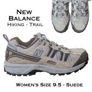 New Balance 644 Trail Running Shoes Women’s 9.5D Beige Brown Suede Mesh ABZORB
